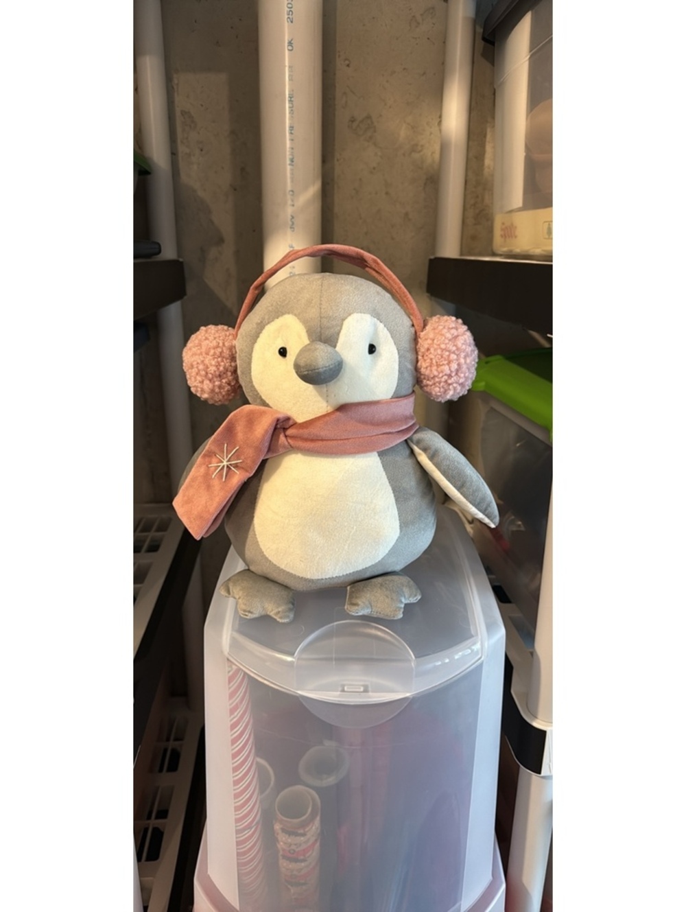 Winter penguin decor